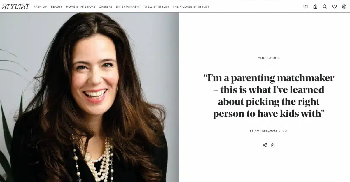 Parenting matchmaker discussing how to choose the right person to have children with